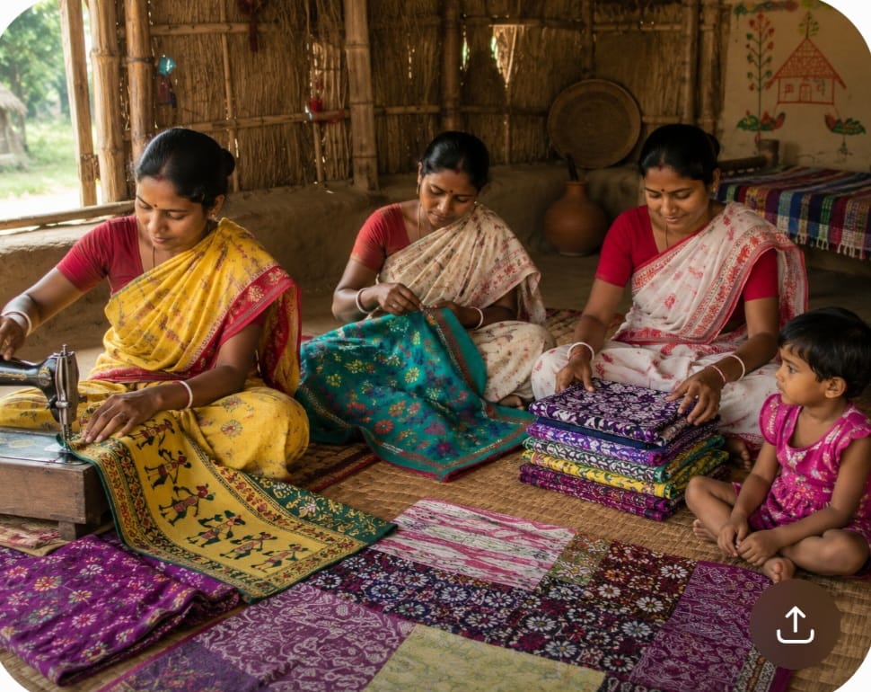 Kantha stitch